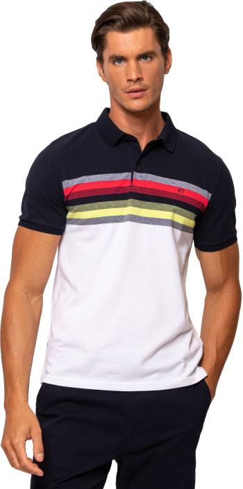 Heavy Tools Tricou polo pentru bărbați Dexter C7S24219WH M