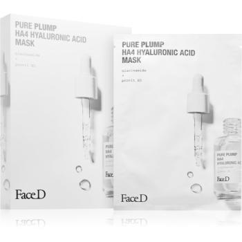 Face D Pure Plump HA4 mască pentru față cu acid hialuronic 5x17 ml