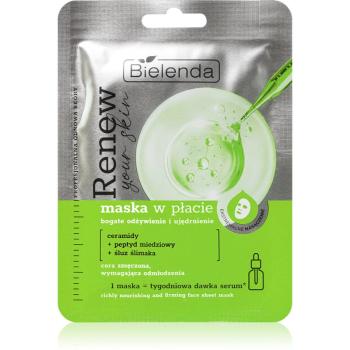 Bielenda Renew Your Skin mască textilă nutritivă 18 g