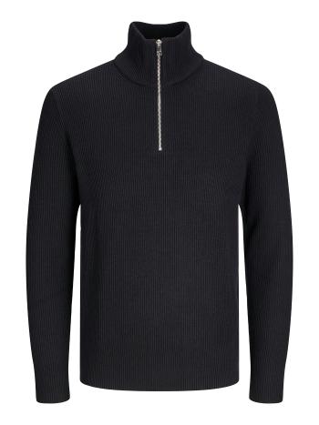 Jack&Jones Pulover pentru bărbați JJEPERFECT Structure Fit 12257773 Black M