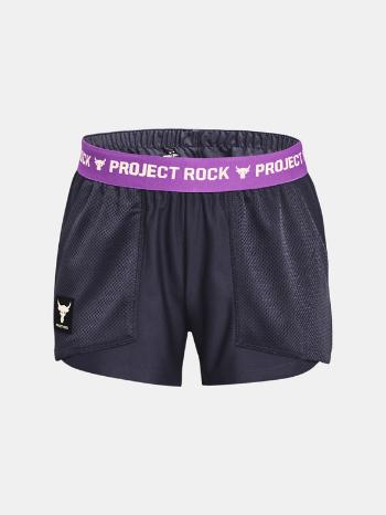 Under Armour UA Project Rock Play Up Pantaloni scurți pentru copii Gri