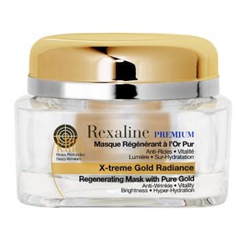 Rexaline Mască regenerantă cu aur de 24 de caractere Radiant 50 ml