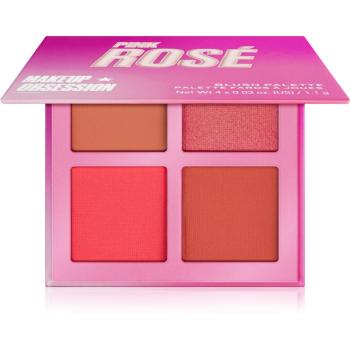 Makeup Obsession Blush Crush paletă pentru contur blush culoare Pink Rosé 4,4 g