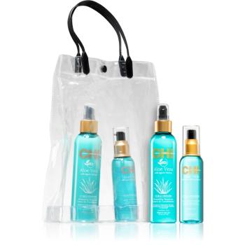 CHI Aloe Vera Humidity Fighter Kit set cadou (pentru par ondulat si cret)