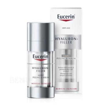 Eucerin Remediu de noapte și umplere ser Hyaluron Filler (Night Peeling & Serum) 30 ml