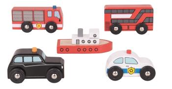 Bigjigs Rail City Cars