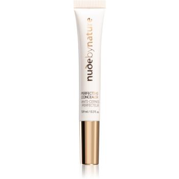 Nude by Nature Perfecting corector lichid de acoperire culoare 02 Porcelain Beige 5,9 ml