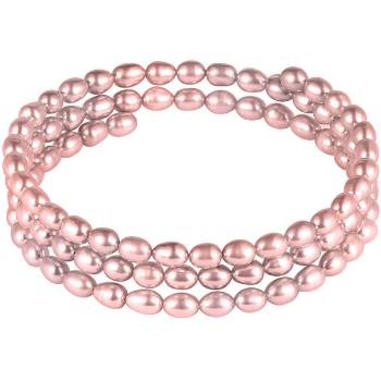 JwL Luxury Pearls Brațară confecționat din adevărate perle roz JL0570