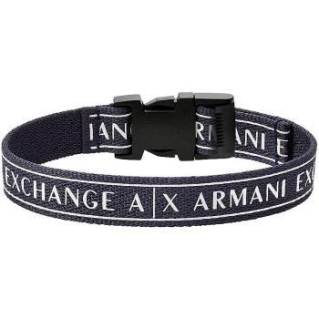 Armani Exchange Brățară originală neagră pentru bărbați AXG0081040