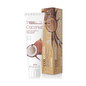 Ecodenta Pastă de dinți BIO anti-placă cu ulei de nucă de cocos (Certified Organic Anti-plaque Toothpaste) 100 ml