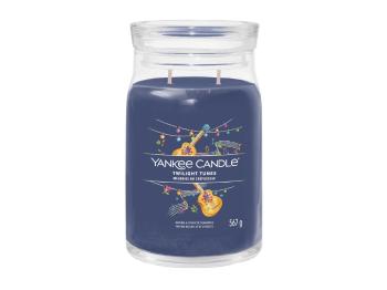 Yankee Candle Lumânare aromatica Signature sticla mare Twilight Tunes 567 g