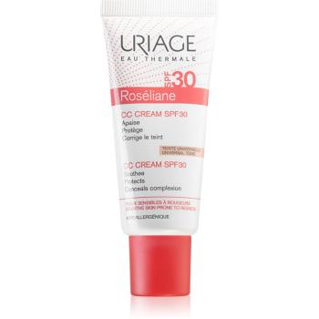 Uriage Roséliane CC Cream SPF 30 crema CC pentru piele sensibila cu tendinte de inrosire SPF 30  40 ml