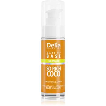 Delia Cosmetics So Rich Coco bază sub machiaj, cu efect de netezire 30 ml