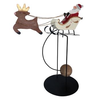 Decorațiune de Crăciun Santa in Sleigh Pendulum - G-Bork