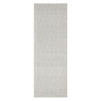 Covor tip traversă din lână gri deschis 66x200 cm Sloan – Asiatic Carpets