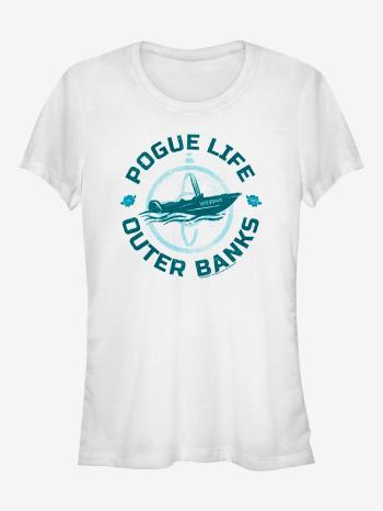 ZOOT.Fan Netflix Pogue Life Outer Banks Tricou Alb