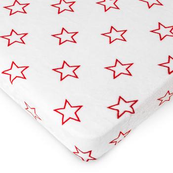 Cearșaf de pat 4Home Stars red microflanel