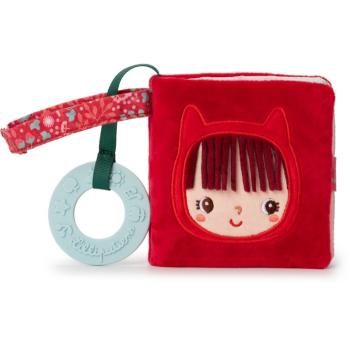 Lilliputiens Playbook Little Red Riding Hood carte educativă contrastantă pentru dentiție 6 m+ 1 buc