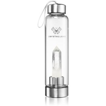 Crystallove Bottle Clear Quartz sticla pentru apa 550 ml