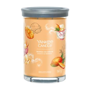 Yankee Candle Lumânare aromatică Signature tumbler mare Mango Ice Cream 567 g