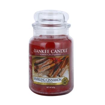 Yankee Candle Lumânare parfumată Classic mare Scorțișoară sclipitoare (Sparkling Cinnamon) 623 g