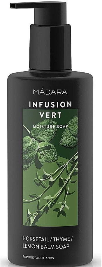 MÁDARA Săpun lichid hrănitor pentru corp și mâini Infusion Vert (Moisture Soap) 300 ml