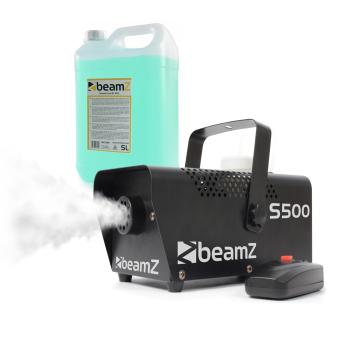 Beamz S500, mașină de făcut fum, cu lichid de fum, 500 W, 50 m³ / min.