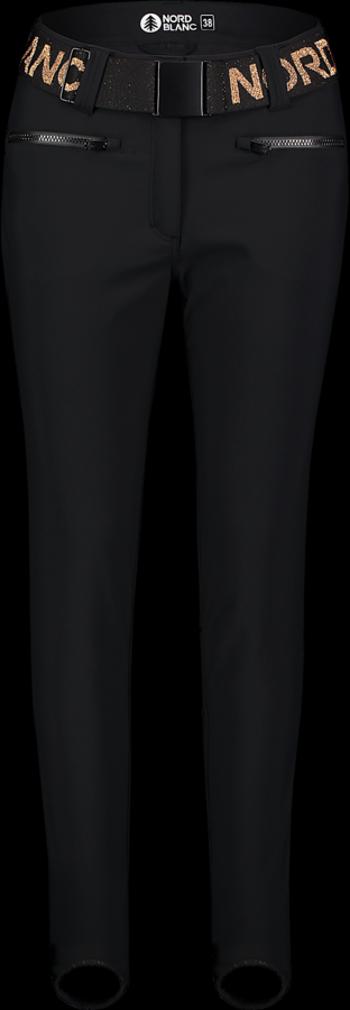 Softshell pentru femei pantaloni de schi Nordblanc Strâns pe piele Negru NBFPL7562_CRN