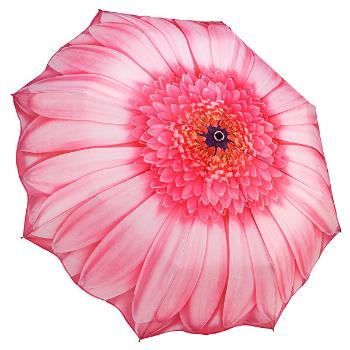 Blooming Brollies Femeile pliabile umbrelă complet automată Pink Daisy GFFPID