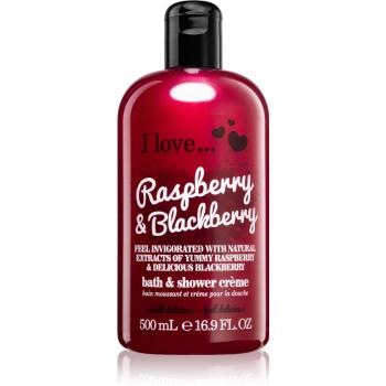 I love... Raspberry & Blackberry cremă de duș și baie 500 ml