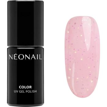 NEONAIL Baby Bloomer lac de unghii sub forma de gel cu particule stralucitoare culoare Blush-spiration 7,2 ml