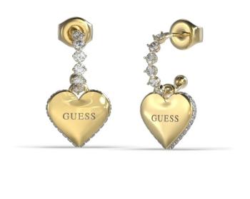 Guess Cercei inele romantici placați cu aur Falling In Love JUBE02234JWYGT/U