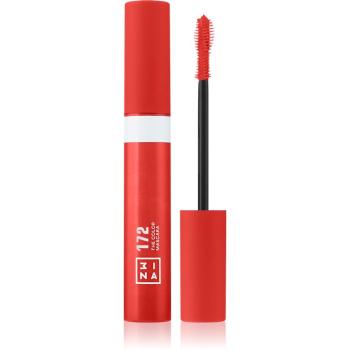 3INA The Color Mascara mascara culoare 172 - Electric orange 14 ml