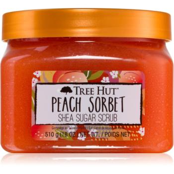 Tree Hut Peach Sorbet exfoliant de corp cu zahăr 510 g