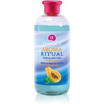 Dermacol Aroma Ritual Papaya & Mint spuma de baie 500 ml