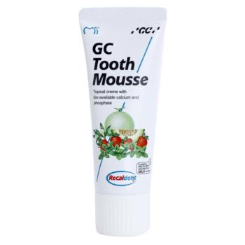 GC Tooth Mousse Crema protectoare de remineralizare pentru dinți sensibili fara flor aroma Melon 35 ml