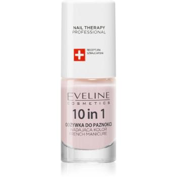 Eveline Cosmetics Nail Therapy 10 in 1 balsam pentru unghii cu keratina 5 ml