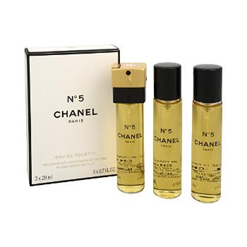 Chanel No. 5 - Eau de toilette cu pulverizator - refill (3 x 20 ml) 60 ml