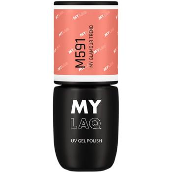 MYLAQ UV Gel Polish lac de unghii sub forma de gel culoare My Glamour Trend 5 ml