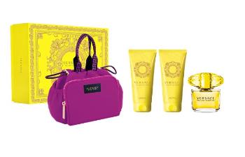 Versace diamant galben - EDT 90 ml + loțiune de corp 100 ml + gel de duș 100 ml + pungă cosmetică