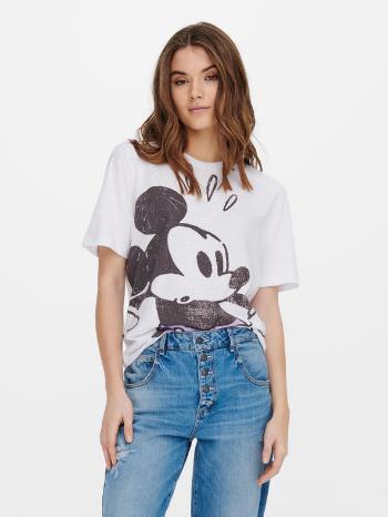 ONLY Mickey Tricou Alb