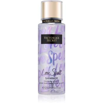 Victoria's Secret Love Spell Shimmer spray pentru corp cu particule stralucitoare pentru femei 250 ml