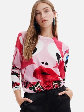 Desigual Sweet-Lacroix Pulover Roz