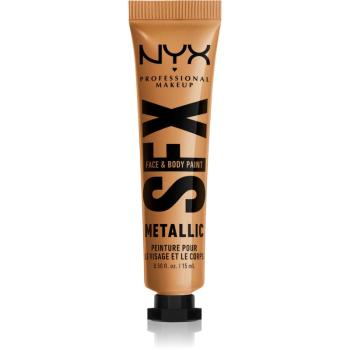 NYX Professional Makeup Limited Edition Halloween 2022 SFX Paints farduri cremoase pentru fata si corp culoare 05 Gold Dusk 15 ml