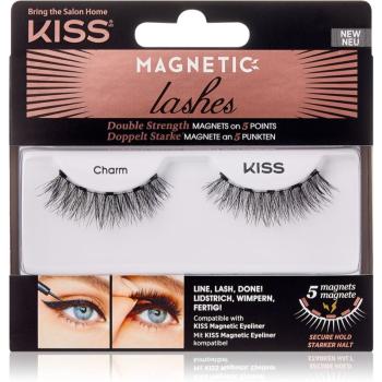 KISS Magnetic Lashes gene de aplicare pe linia magnetică 01 Charm 1 pereche