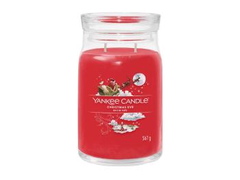 Yankee Candle Lumânare aromatica Signature sticla mare Christmas Eve 567g