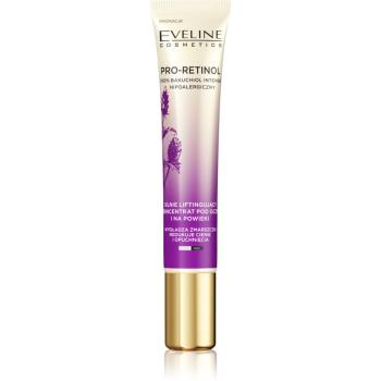 Eveline Cosmetics Pro-Retinol 100% Bakuchiol Intense cremă iluminatoare cu efect lifting zona ochilor 20 ml