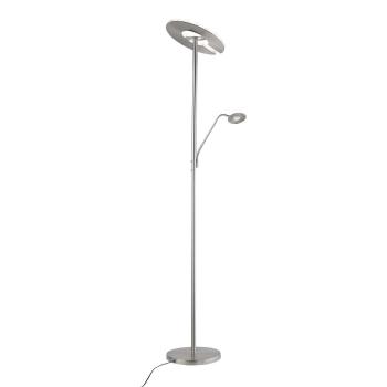 Lampadar argintiu LED cu intensitate reglabilă (înălțime 180 cm) Dent – Fischer & Honsel