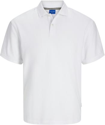 Jack&Jones Tricou polo pentru bărbați JORFREDERIKSBERG Relaxed Fit 12263111 Bright White L