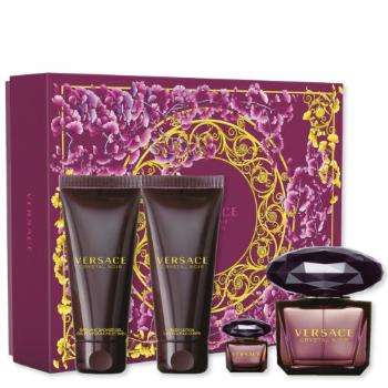 Versace Crystal Noir - EDT 90 ml + loțiune de corp 100 ml + gel de duș 100 ml + EDT 5 ml